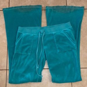 Juicy couture teal pants size S